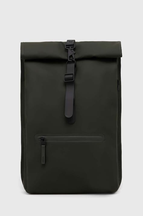 Batoh Rains 13320 Backpacks zelená barva, velký, hladký