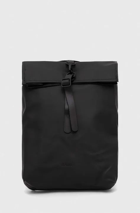 Rains plecak 13330 Backpacks kolor czarny duży gładki