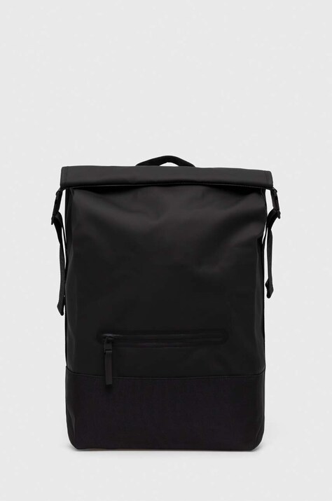 Rains rucsac 14320 Backpacks culoarea negru, mare, neted