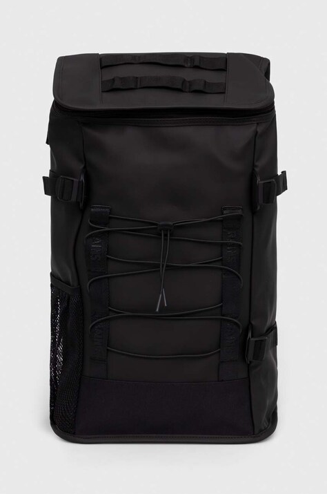 Rains plecak 14340 Backpacks kolor czarny duży gładki