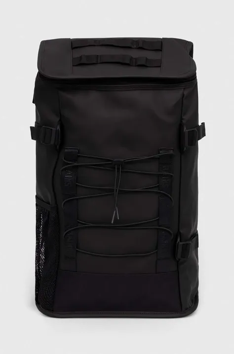 Раница Rains 14340 Backpacks в черно голям размер с изчистен дизайн