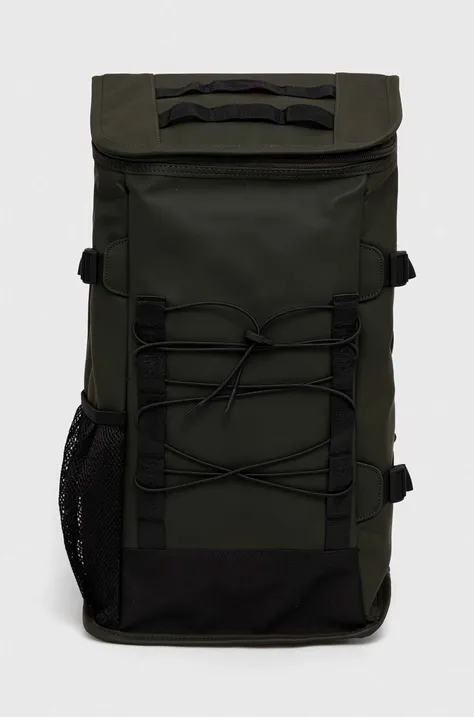 Rains plecak 14340 Backpacks kolor zielony duży gładki