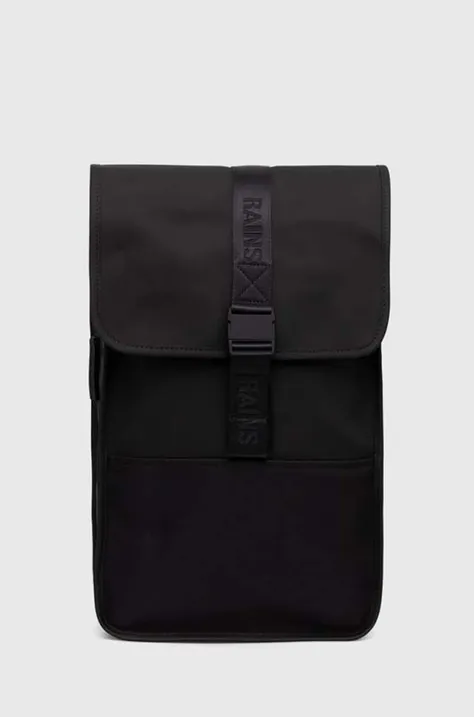 Rains plecak 14400 Backpacks kolor czarny duży gładki