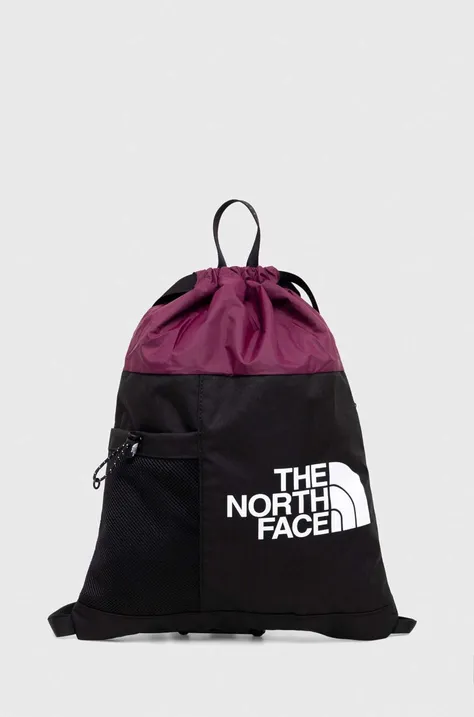 The North Face plecak kolor fioletowy z nadrukiem