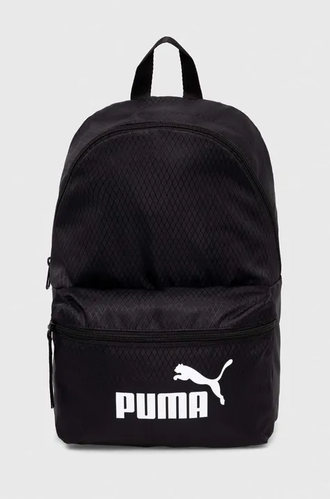 Ruksak Puma boja: crna, mali, bez uzorka
