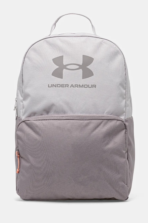 Batoh Under Armour šedá barva, velký, s potiskem, 1378415