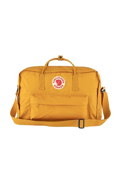 Раница Fjallraven F23802.160 Kanken Weekender в жълто голям размер с изчистен дизайн