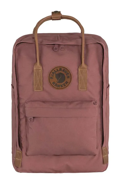 Fjallraven plecak Kanken kolor różowy duży gładki