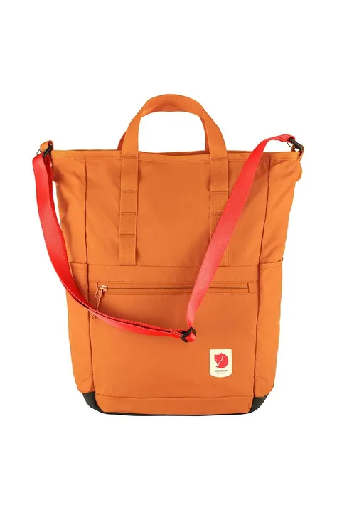 Fjallraven backpack High Coast Totepack orange color