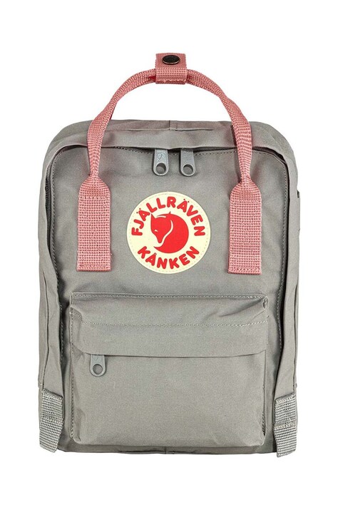 Fjallraven plecak Kanken Mini kolor różowy mały z aplikacją