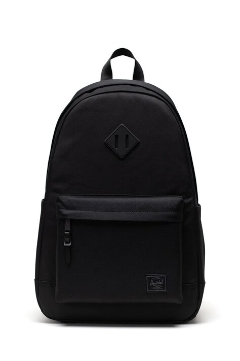 Herschel plecak Heritage Backpack kolor czarny duży gładki 11383-05881-OS