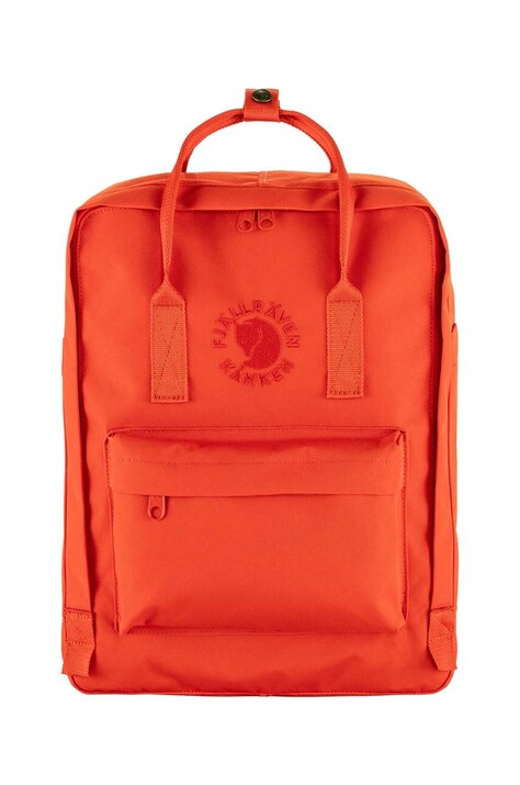 Fjallraven plecak Re-Kanken kolor czerwony duży gładki F23548