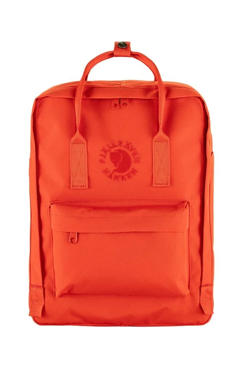 Fjallraven plecak Re-Kanken kolor czerwony duży gładki F23548