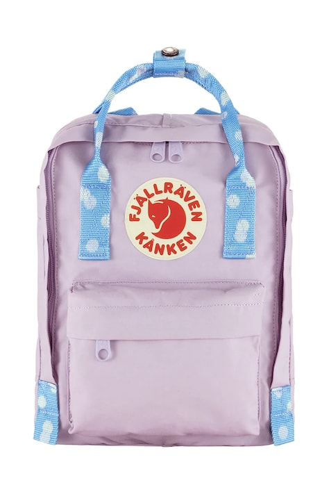 Fjallraven rucsac culoarea violet, mic, cu imprimeu