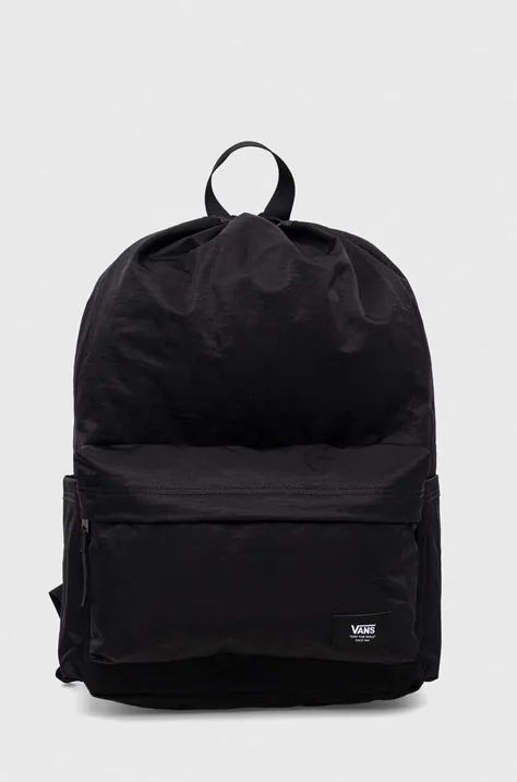 Vans plecak kolor czarny duży gładki