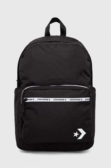 Рюкзак Converse колір чорний великий з принтом