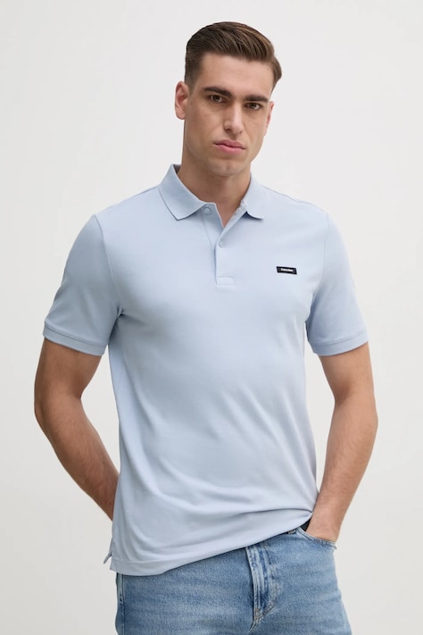 Polo majica Calvin Klein za muškarce, bez uzorka, K10K111196