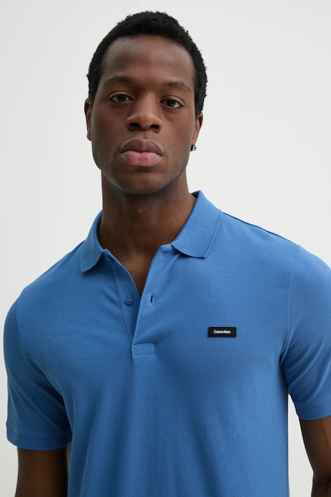 Calvin Klein tricou polo barbati, neted, K10K111196