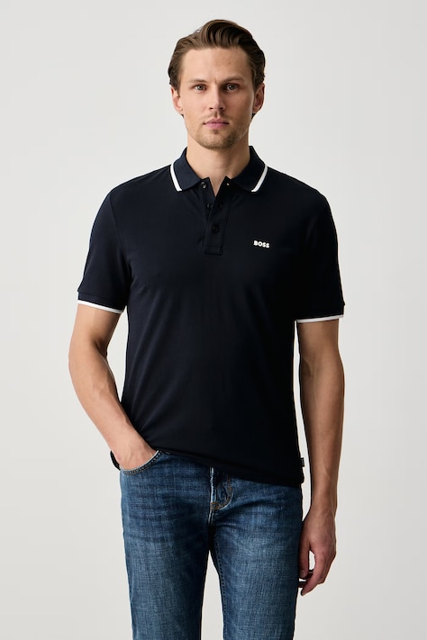 BOSS Polo pánské bavlněné Parlay 190 námořnické modré 50494697