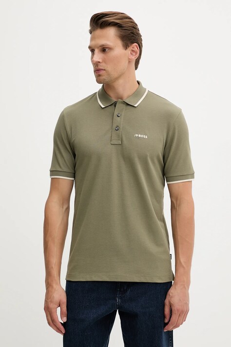 Bombažen polo BOSS 50494697