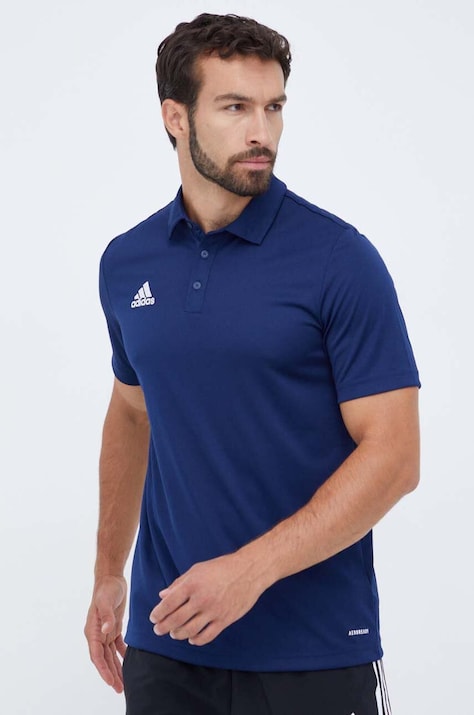 adidas Performance polo de antrenament Entrada 22 culoarea bleumarin, cu imprimeu H57487