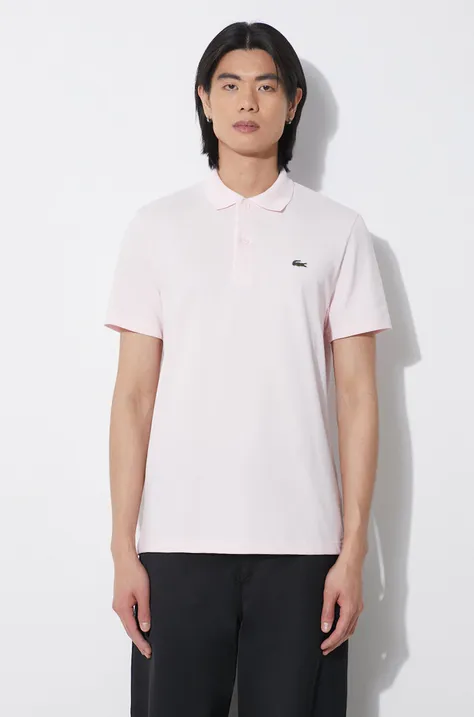 Lacoste polo shirt men’s pink color