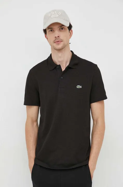 Lacoste polo shirt men’s black color