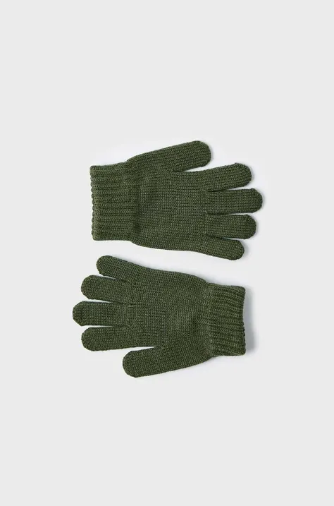 Otroške rokavice Mayoral zelena barva