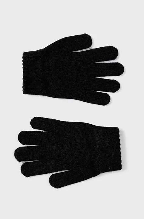 Otroške rokavice Mayoral črna barva