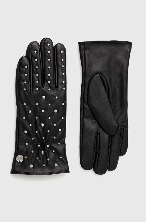 Γάντια Liu Jo χρώμα: μαύρο
