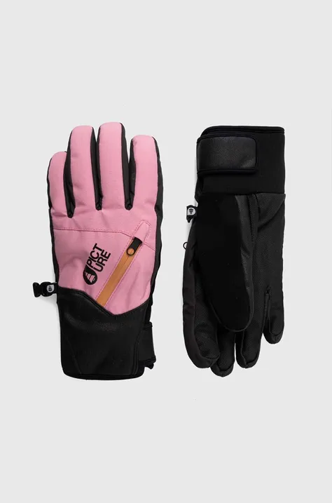 Γάντια Picture Kakisa χρώμα: ροζ