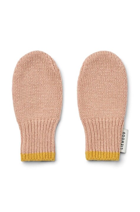 Рукавицы для малышей Liewood цвет розовый