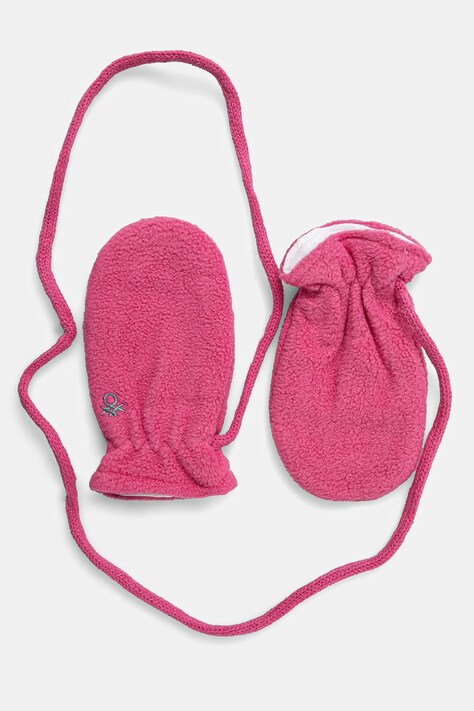 United Colors of Benetton manusi copii culoarea roz
