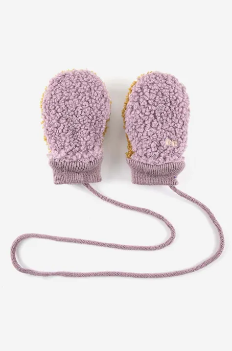 Дитячі рукавички Bobo Choses колір рожевий