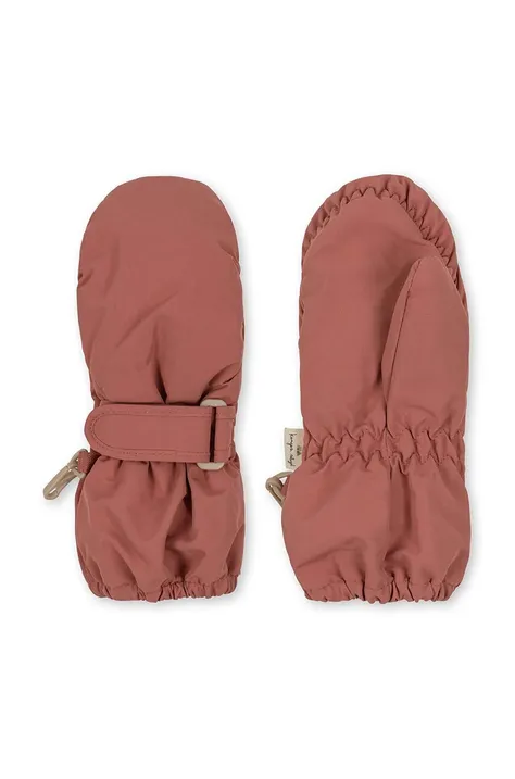 Дитячі рукавички Konges Sløjd колір рожевий