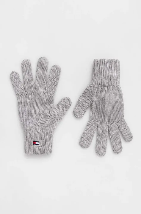 Дитячі рукавички Tommy Hilfiger колір сірий