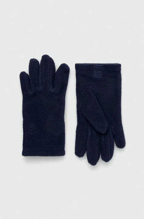 Otroške rokavice United Colors of Benetton mornarsko modra barva