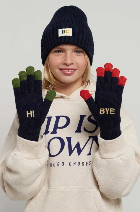 Дитячі рукавички Bobo Choses колір синій