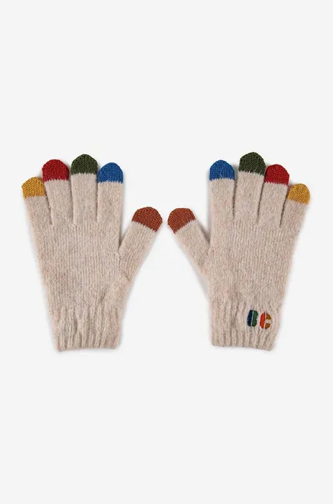 Παιδικά γάντια Bobo Choses χρώμα: μπεζ