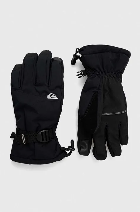 Γάντια Quiksilver Mission χρώμα: μαύρο