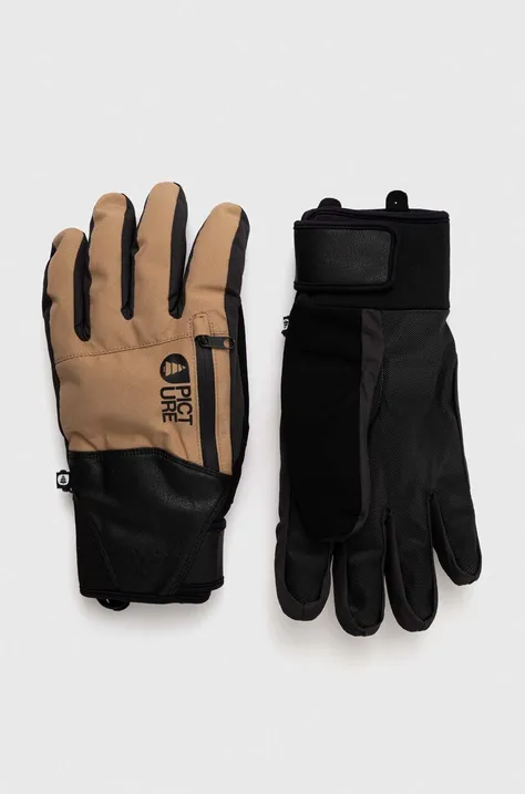 Γάντια Picture Madson χρώμα: μαύρο