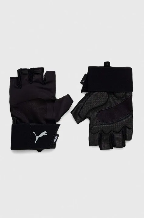 Γάντια Puma Essentials Premium χρώμα: μαύρο