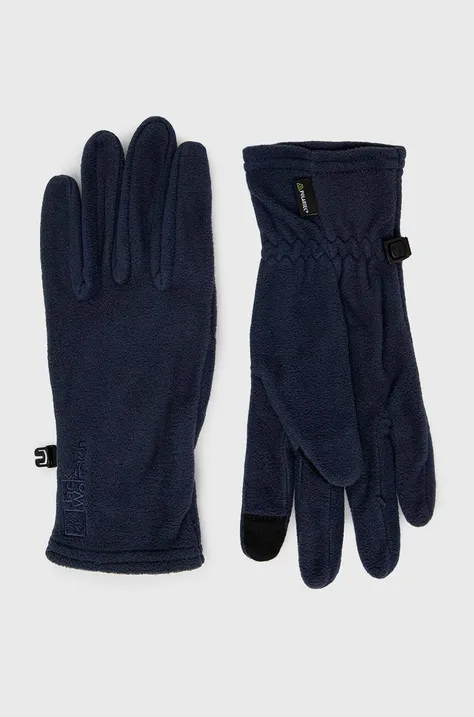 Γάντια Jack Wolfskin χρώμα: ναυτικό μπλε