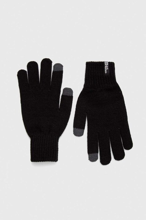 Перчатки Jack Wolfskin цвет чёрный