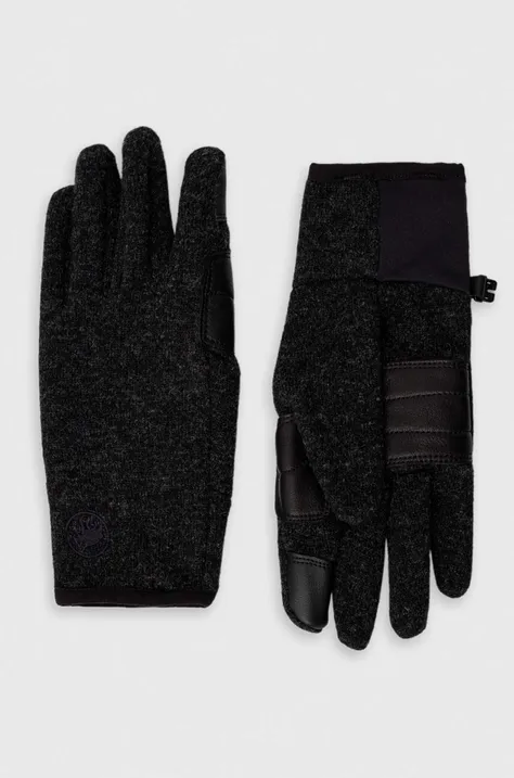 Γάντια Mammut Passion χρώμα: μαύρο