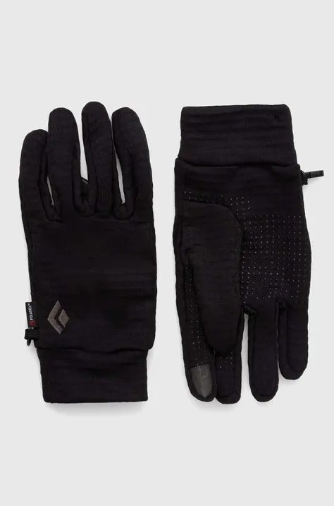 Γάντια Black Diamond Midweight Gridtech χρώμα: μαύρο