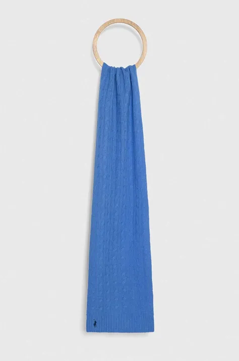 Шерстяной шарф Polo Ralph Lauren однотонный