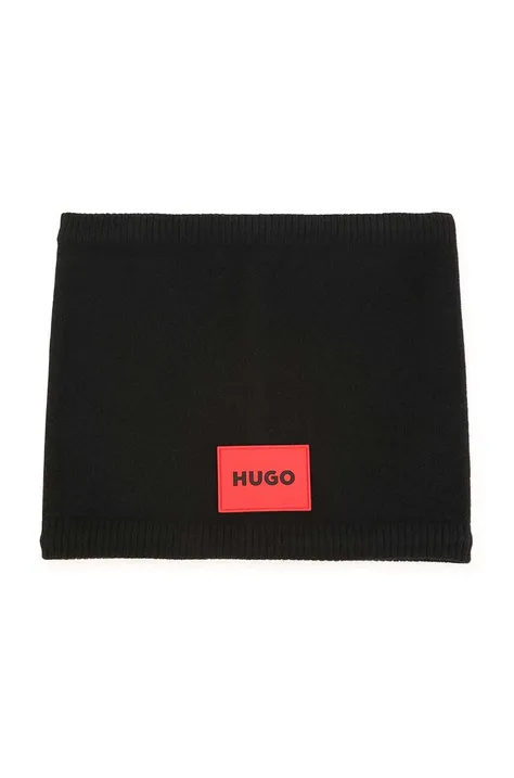 Παιδικό κολλάρο λαιμού HUGO χρώμα: μαύρο