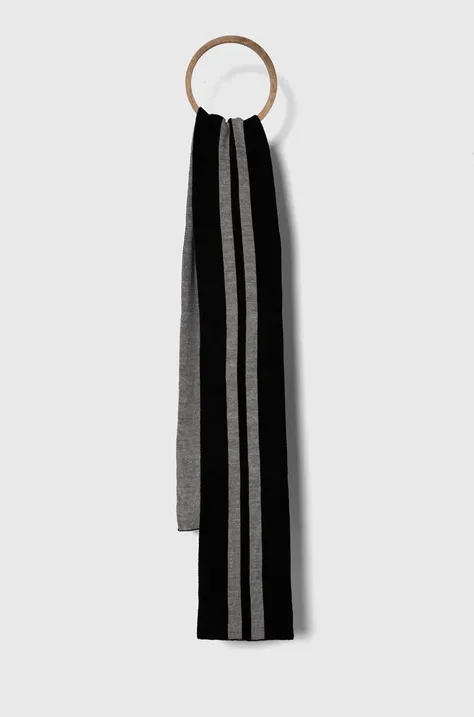 Дитячий шарф United Colors of Benetton колір чорний візерунок