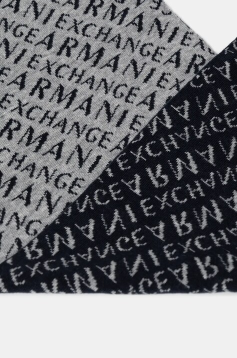 Шарф Armani Exchange — AW23-SAM02T, сірий — фото 2